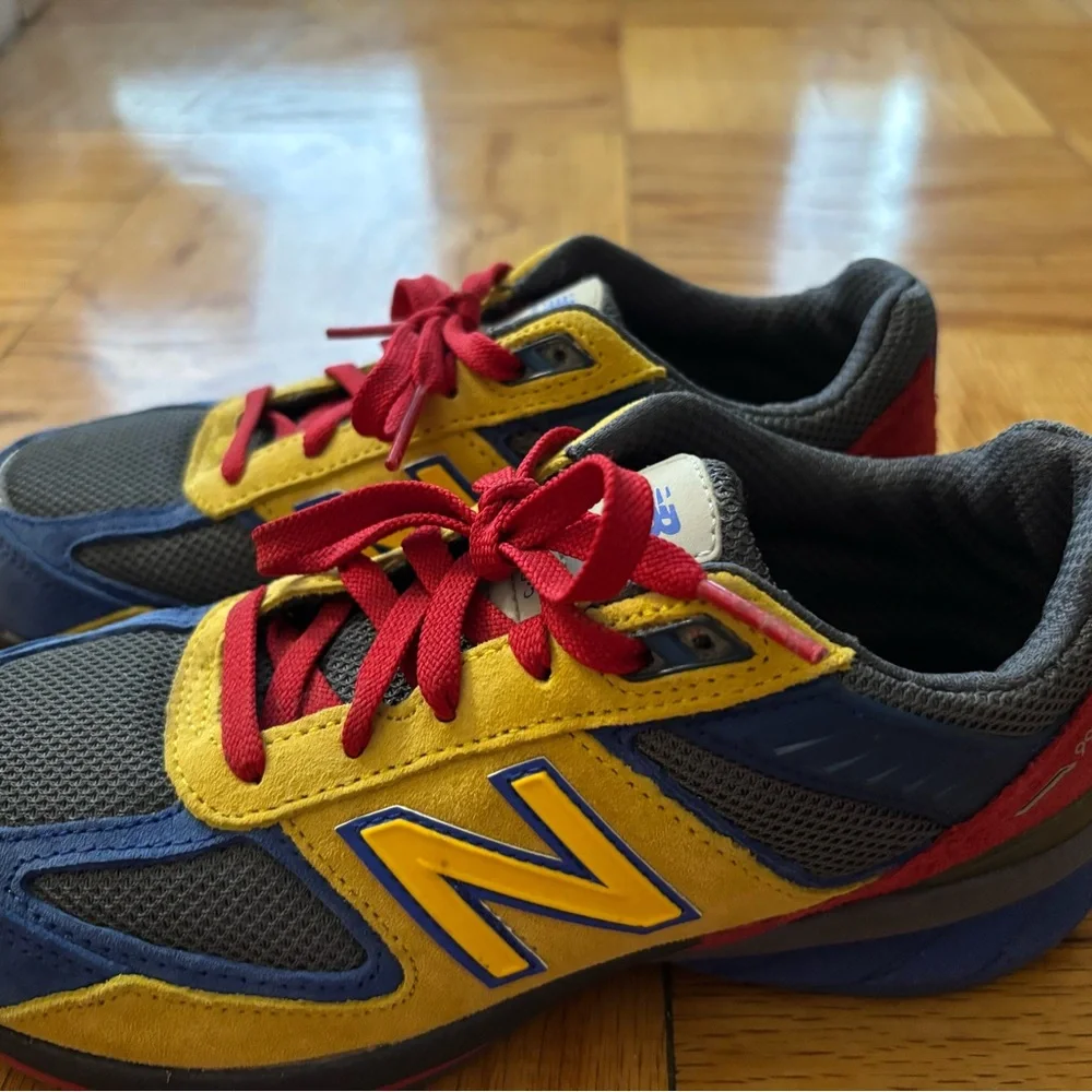RARE New Balance 990v5 x Shoe City x EAT pre-school sneakers - SIZE 3Y - Picture 5 of 6